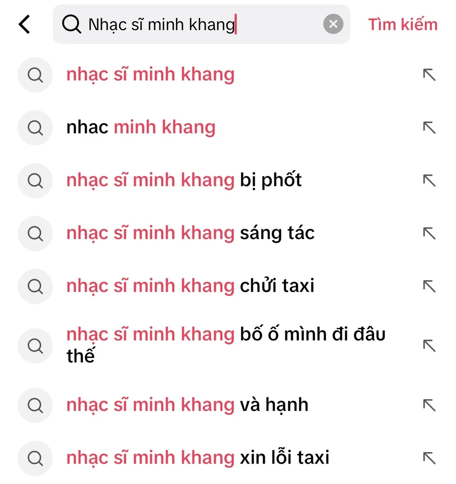 Lượng người tìm kiếm nhạc sĩ Minh Khang tăng 300% Lượng người tìm kiếm nhạc sĩ Minh Khang tăng 300%