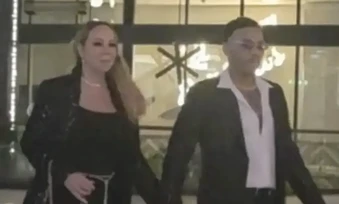 Mariah Carey nắm tay rapper đi xem phim