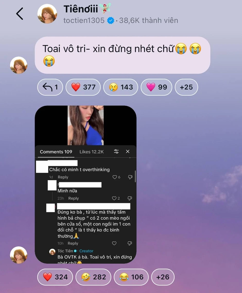 Netizen soi hint nghi Tóc Tiên bị "cắm sừng", chính chủ lên tiếng: Xin đừng nhét chữ! Netizen soi hint nghi Tóc Tiên bị "cắm sừng", chính chủ lên tiếng: Xin đừng nhét chữ!