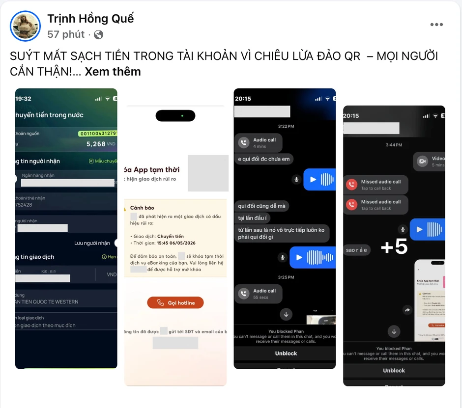 Nữ người mẫu Việt suýt mất toàn bộ tiền trong tài khoản ngân hàng vì cái bẫy tinh vi ai cũng có thể dính Nữ người mẫu Việt suýt mất toàn bộ tiền trong tài khoản ngân hàng vì cái bẫy tinh vi ai cũng có thể dính