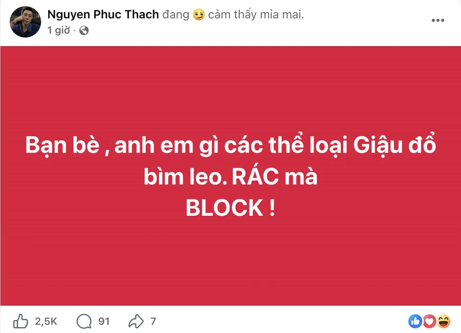 Only C đăng đàn giữa ồn ào Miu Lê: "Bạn bè, anh em gì các thể loại giậu đổ bìm leo" Only C đăng đàn giữa ồn ào Miu Lê: "Bạn bè, anh em gì các thể loại giậu đổ bìm leo"
