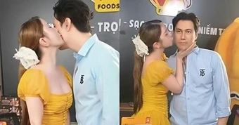 Quỳnh Nga thơm má Việt Anh ngay trên sóng, công khai sau 7 năm mập mờ?