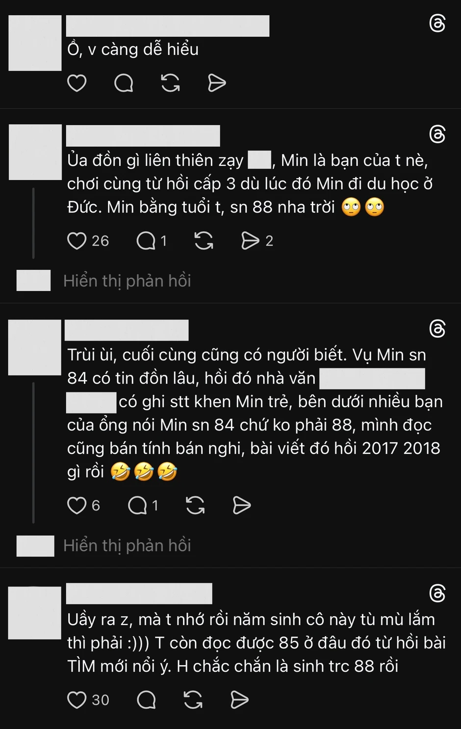Rầm rộ thông tin MIN không phải sinh năm 1988 Rầm rộ thông tin MIN không phải sinh năm 1988