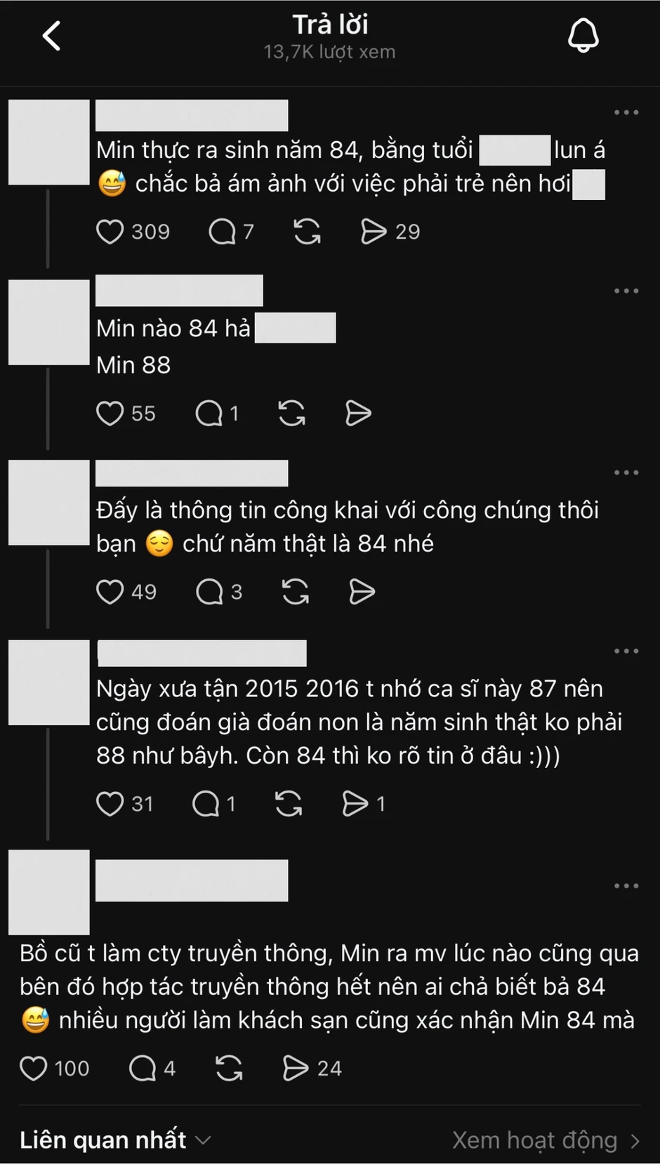 Rộ thông tin tuổi thật của MIN, nhiều hơn 4 tuổi so với năm sinh công khai? Rộ thông tin tuổi thật của MIN, nhiều hơn 4 tuổi so với năm sinh công khai?