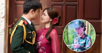 Thật ra Hoà Minzy đã công khai chồng Đại uý 1 năm trước
