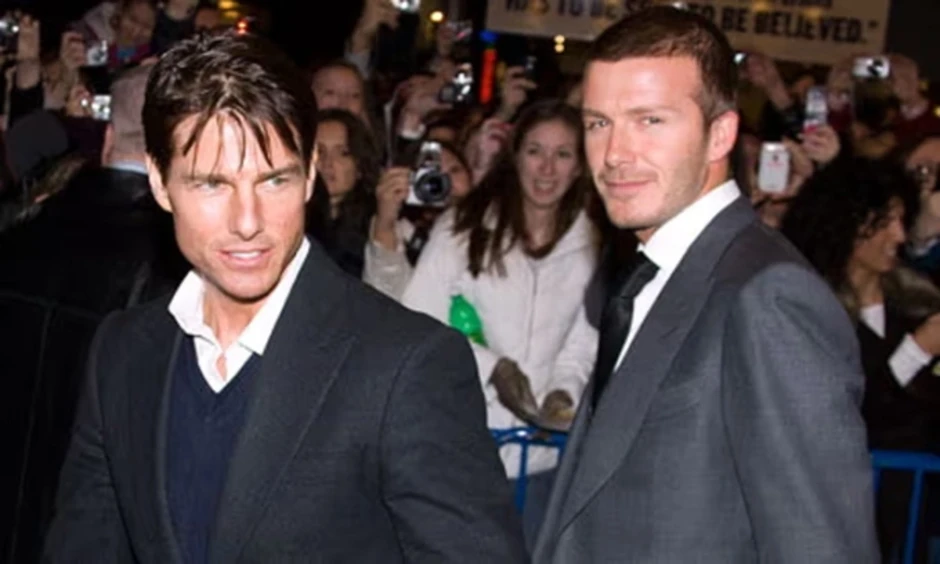 Tình bạn hơn 20 năm của Tom Cruise và David Beckham