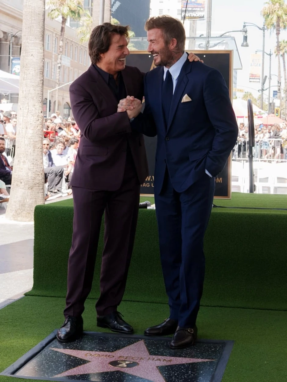 Tình bạn hơn 20 năm của Tom Cruise và David Beckham