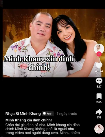 Tràn lan tin "Nhạc sĩ Minh Khang đính chính" sau nghi vấn chửi tài xế taxi?