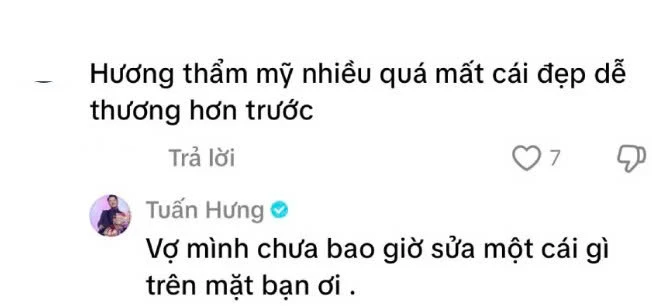 Tuấn Hưng lên tiếng khi Hương Baby bị chê thẩm mỹ quá đà Tuấn Hưng lên tiếng khi Hương Baby bị chê thẩm mỹ quá đà
