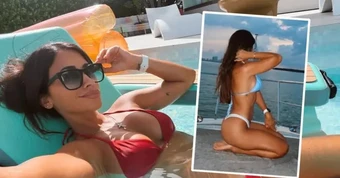 Vợ người mẫu của Messi đăng ảnh mặc bikini và phản ứng của bạn gái Ronaldo