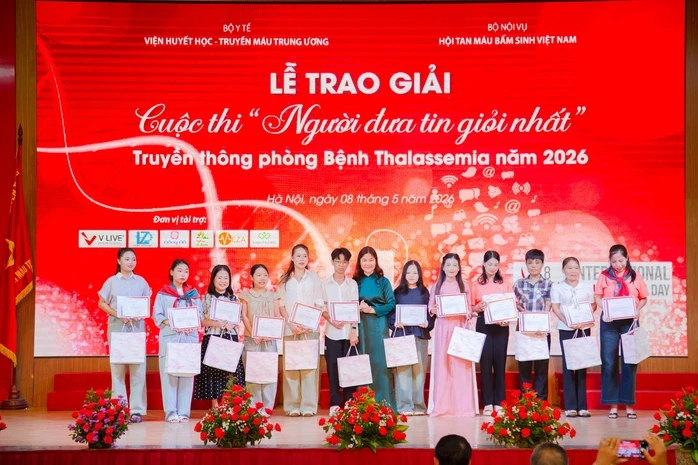 14 triệu người Việt mang gen thalassemia mà không hay biết 14 triệu người Việt mang gen thalassemia mà không hay biết