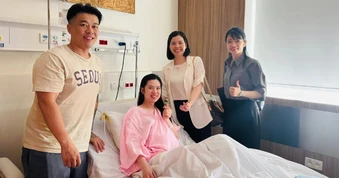 18 tuần đồng hành, một chuyến bay đặc biệt và tiếng khóc đầu đời