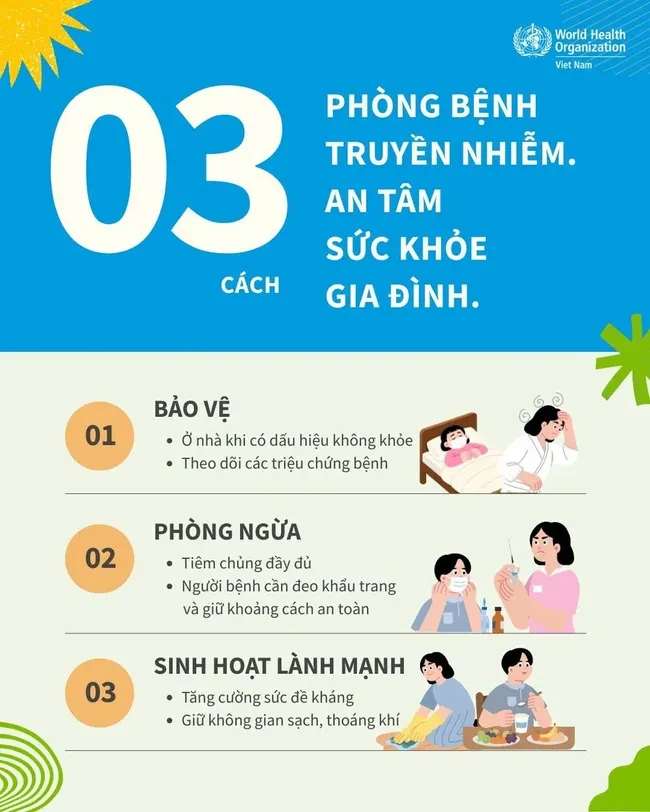 3 cách phòng bệnh truyền nhiễm, bảo vệ sức khỏe gia đình 3 cách phòng bệnh truyền nhiễm, bảo vệ sức khỏe gia đình
