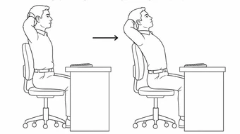 4 bài tập tại bàn làm việc giúp U40 giảm căng cổ, đau lưng