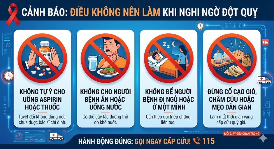 4 điều không nên làm khi phát hiện ai đó bị đột quỵ 4 điều không nên làm khi phát hiện ai đó bị đột quỵ