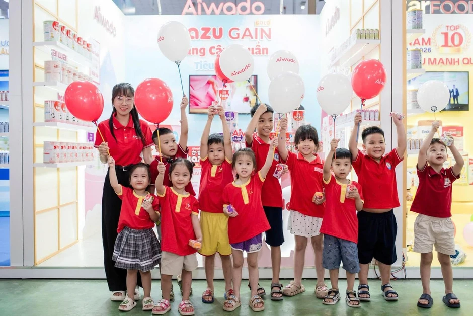 Aiwado ghi dấu ấn tại Triển lãm sữa Quốc tế 2026 với dinh dưỡng tốt lành Aiwado ghi dấu ấn tại Triển lãm sữa Quốc tế 2026 với dinh dưỡng tốt lành