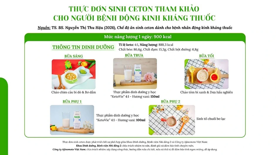 Ajinomoto Việt Nam hỗ trợ bệnh nhân động kinh tiếp cận chế độ ăn keto Ajinomoto Việt Nam hỗ trợ bệnh nhân động kinh tiếp cận chế độ ăn keto