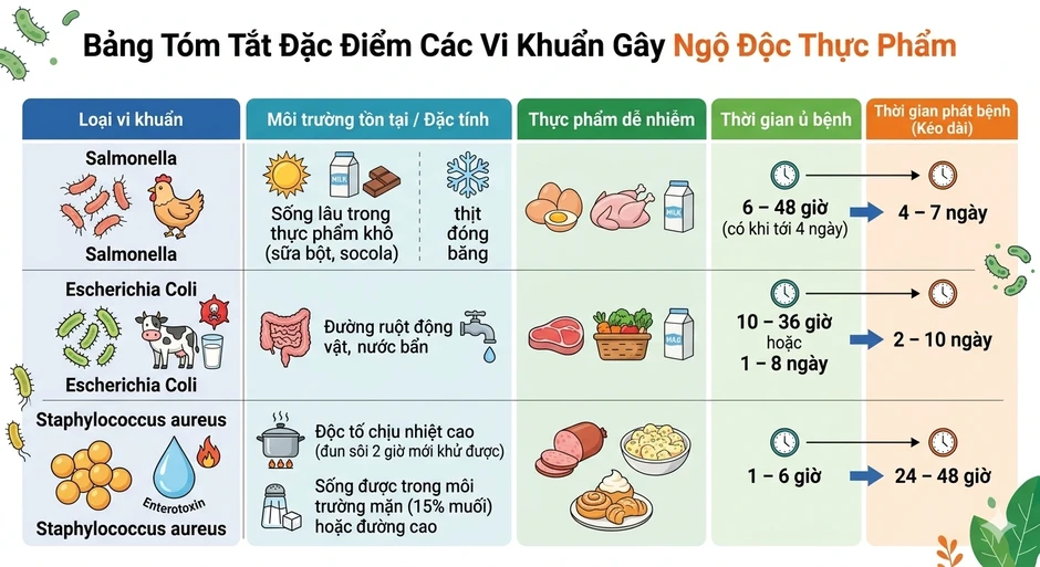 Ăn hôm trước, hôm sau đau bụng: Cảnh báo thời gian ủ bệnh ngộ độc thực phẩm Ăn hôm trước, hôm sau đau bụng: Cảnh báo thời gian ủ bệnh ngộ độc thực phẩm