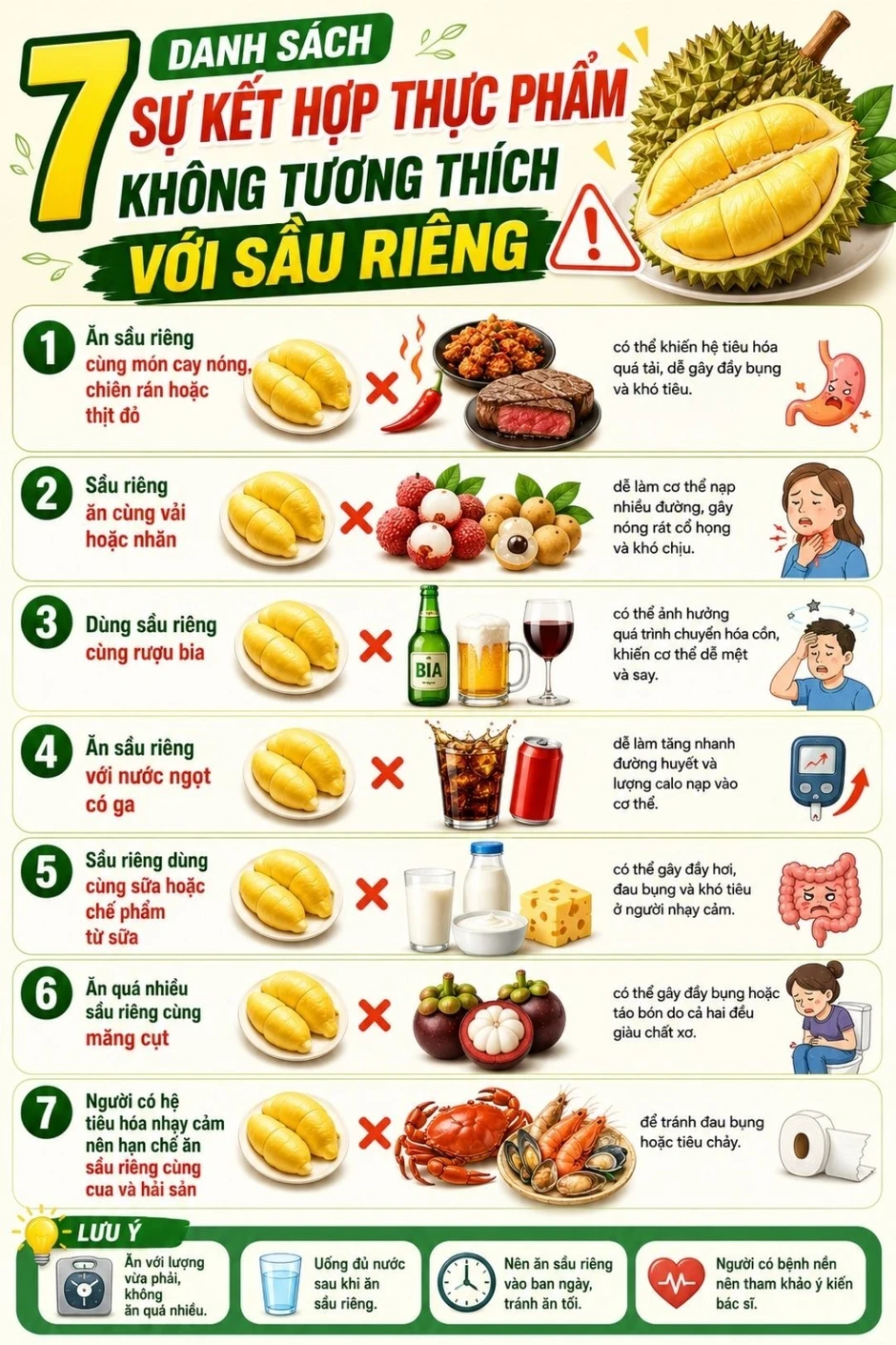 Ăn sầu riêng cùng rượu, người phụ nữ suy hô hấp nguy hiểm Ăn sầu riêng cùng rượu, người phụ nữ suy hô hấp nguy hiểm