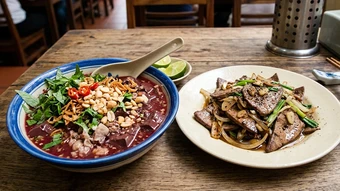 Ăn tiết canh, gan lợn có bổ máu? - Báo TinVina