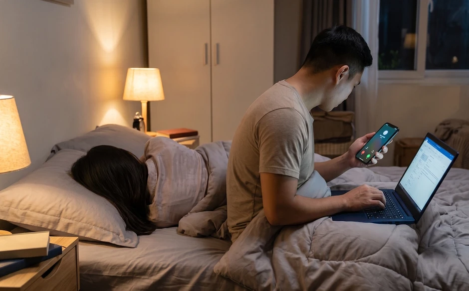 Áp lực công việc khiến chuyện chăn gối nguội lạnh Áp lực công việc khiến chuyện chăn gối nguội lạnh