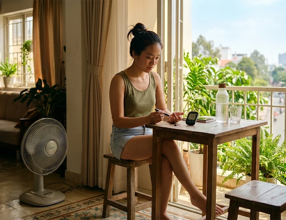 Bác sĩ: Nắng nóng có thể gây nên ‘vòng xoắn’ nguy hiểm ở người tiểu đường Bác sĩ: Nắng nóng có thể gây nên ‘vòng xoắn’ nguy hiểm ở người tiểu đường