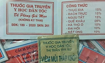 Bẫy 'giảm đau nhanh' từ thuốc đông y dởm