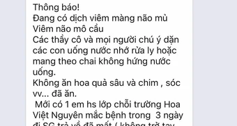 Bé trai 4 tuổi tử vong vì viêm màng não mủ