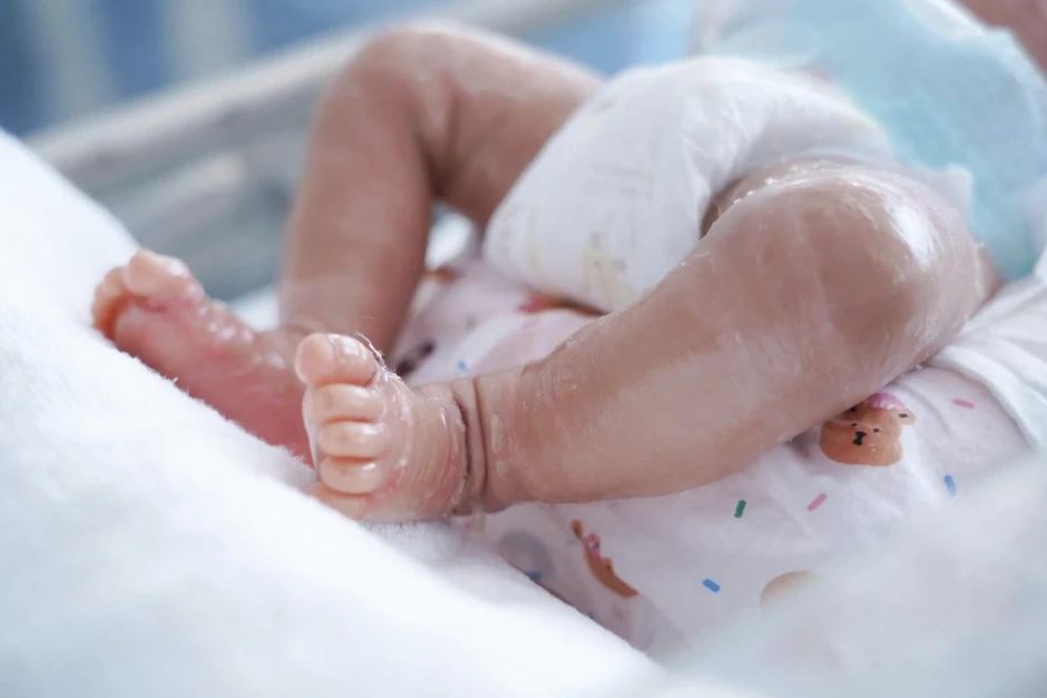 Bé trai ở TPHCM mắc căn bệnh hiếm gặp, vừa sinh ra đã có "vảy cá" Bé trai ở TPHCM mắc căn bệnh hiếm gặp, vừa sinh ra đã có "vảy cá"