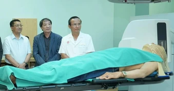 Bệnh viện công đầu tiên có trung tâm đào tạo lâm sàng về xạ trị ung thư