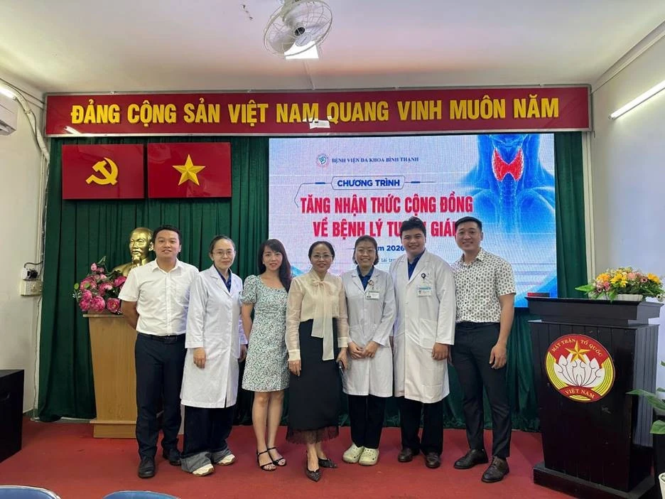 Bệnh viện Đa khoa Bình Thạnh đẩy mạnh tầm soát bệnh lý tuyến giáp tại cộng đồng Bệnh viện Đa khoa Bình Thạnh đẩy mạnh tầm soát bệnh lý tuyến giáp tại cộng đồng