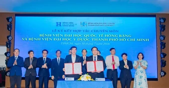 Bệnh viện Đại học quốc tế Hồng Bàng ký kết hợp tác chuyên môn với Bệnh viện Đại học Y Dược TP. Hồ Chí Minh