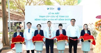 Bệnh viện Hoàn Mỹ Bình Dương ra mắt Trạm Cấp cứu Vệ tinh 115
