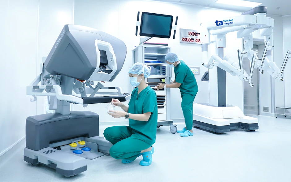Bệnh viện Tâm Anh phẫu thuật hàng ngàn ca bằng ‘siêu robot’ thế hệ mới Bệnh viện Tâm Anh phẫu thuật hàng ngàn ca bằng ‘siêu robot’ thế hệ mới