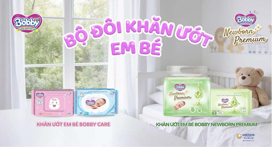 Bộ đôi khăn ướt Bobby Care & Bobby Newborn Premium: Giải pháp làm sạch an toàn cho làn da bé Bộ đôi khăn ướt Bobby Care & Bobby Newborn Premium: Giải pháp làm sạch an toàn cho làn da bé