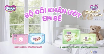 Bộ đôi khăn ướt Bobby Care & Bobby Newborn Premium: Giải pháp làm sạch an toàn cho làn da bé