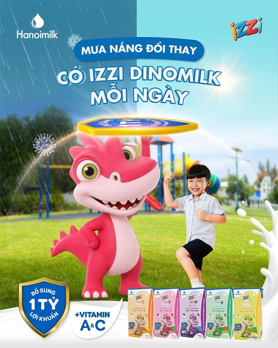 Bổ sung lợi khuẩn Postbiotic - điểm nhấn khác biệt của IZZI Dinomilk