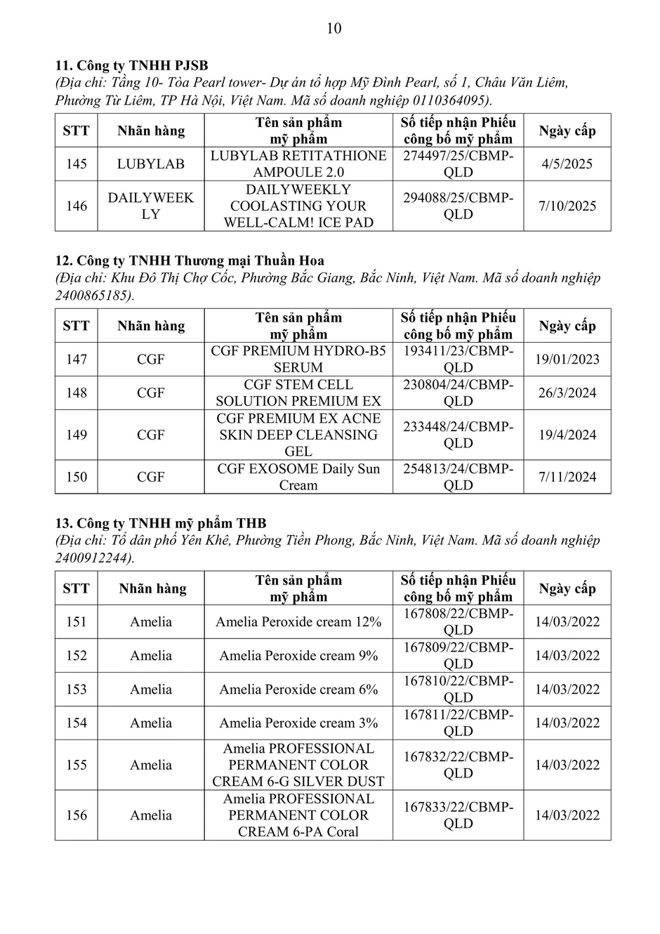 Bộ Y tế thu hồi số công bố của 362 loại mỹ phẩm theo đề nghị tự nguyện của doanh nghiệp, loạt sản phẩm Focallure, PERFECT DIARY, HUIGE... góp mặt