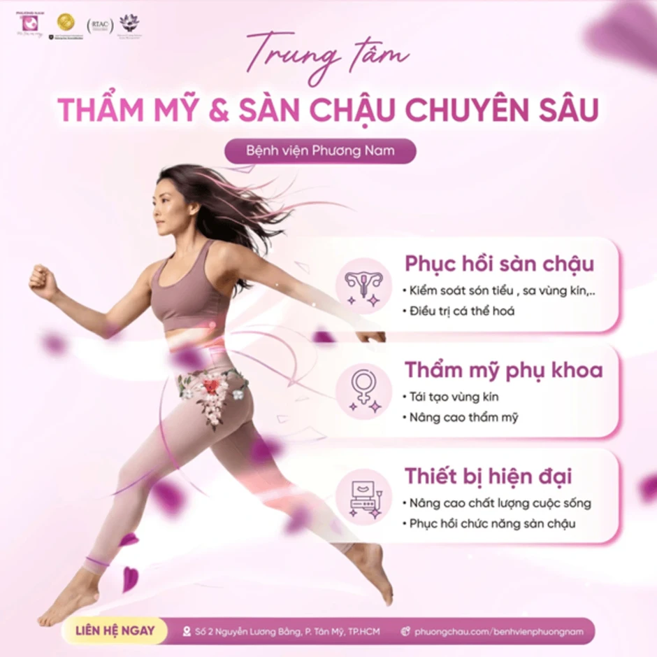BV Phương Nam phát triển Trung tâm Thẩm mỹ và Sàn chậu chuyên sâu cho phụ nữ