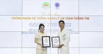 BVĐK Hồng Ngọc đạt chứng nhận ISO về bảo mật và an toàn thông tin y tế