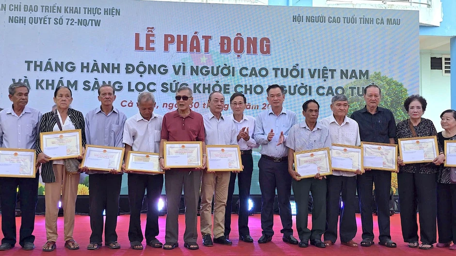Cà Mau chung tay vì sức khỏe người cao tuổi