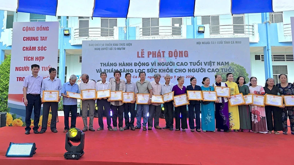 Cà Mau chung tay vì sức khỏe người cao tuổi