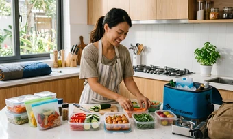 Cách bảo quản thực phẩm khi đi cắm trại - Báo TinVina