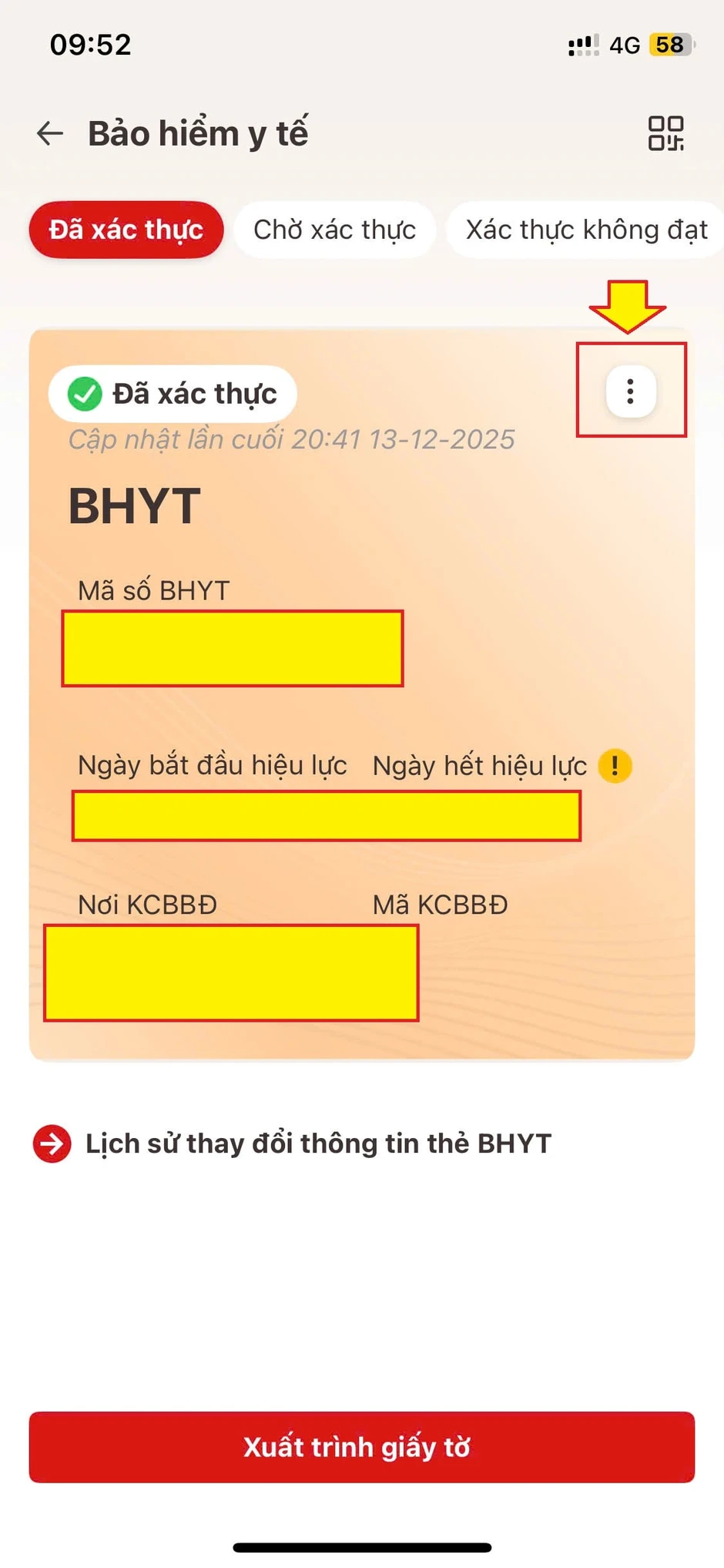 Cách cập nhật thông tin thẻ BHYT trên ứng dụng VNeID mới nhất 2026 Cách cập nhật thông tin thẻ BHYT trên ứng dụng VNeID mới nhất 2026