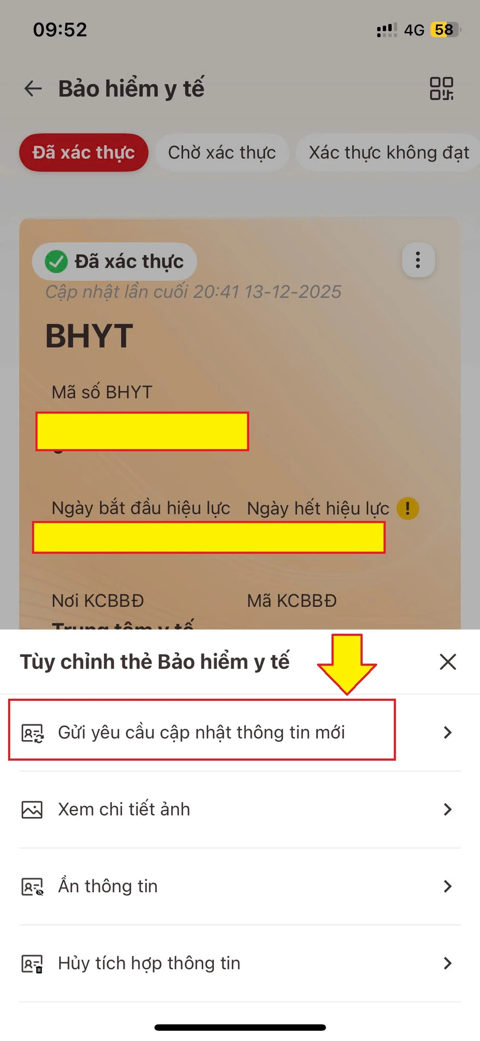 Cách cập nhật thông tin thẻ BHYT trên ứng dụng VNeID mới nhất 2026 Cách cập nhật thông tin thẻ BHYT trên ứng dụng VNeID mới nhất 2026