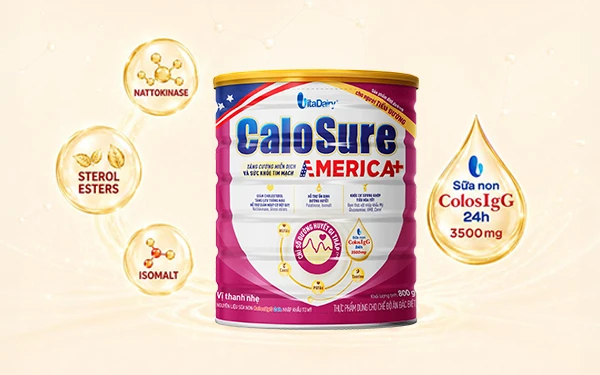 CaloSure America+ – Giải pháp dinh dưỡng hỗ trợ tăng cường sức khỏe tim mạch CaloSure America+ – Giải pháp dinh dưỡng hỗ trợ tăng cường sức khỏe tim mạch