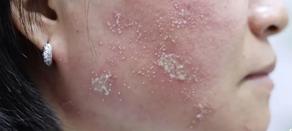 Cẩn thận viêm da do kiến ba khoang Cẩn thận viêm da do kiến ba khoang