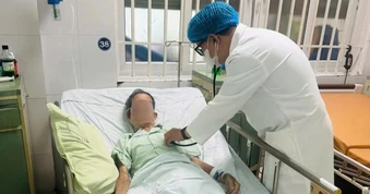 Cấp cứu thành công bệnh nhân 77 tuổi bị vỡ khối u gan