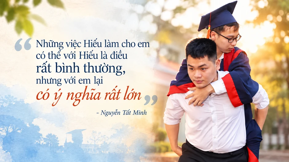 Chàng trai khuyết tật và người bạn cõng đến trường: Hành trình vượt khó 16 năm