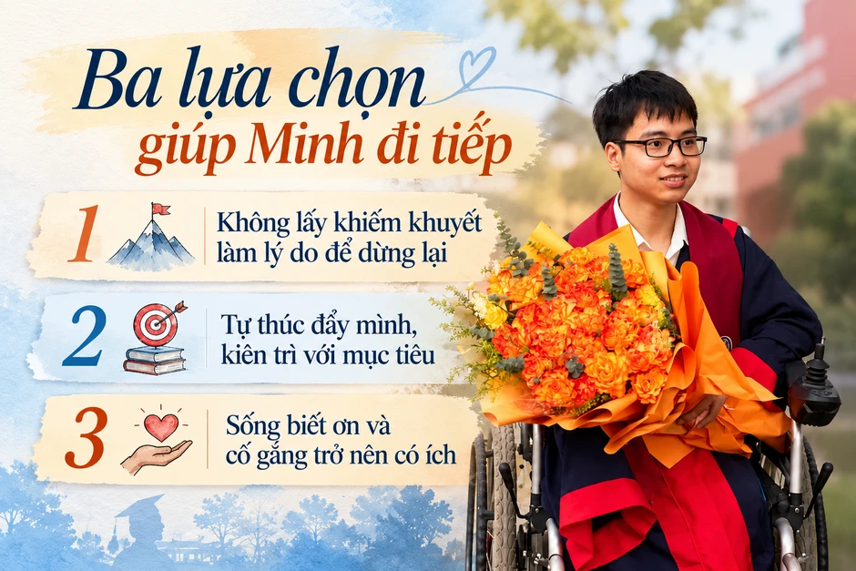 Chàng trai khuyết tật và người bạn cõng đến trường: Hành trình vượt khó 16 năm